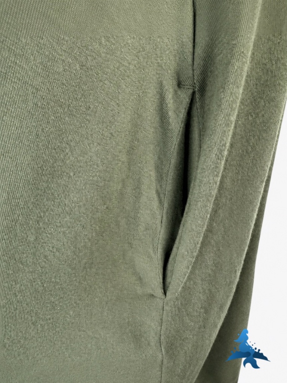 1268 NWT CASLON Sleeveless Knit Midi Dress w/Pockets – XS – Olive - Picture 8 of 13